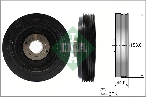 Belt Pulley, crankshaft